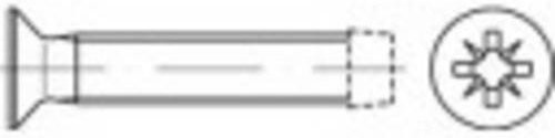 TOOLCRAFT Gewindefurchende Schrauben M4 x 8 mm, Kreuzschlitz Pozidriv, DIN 7500, Stahl galvanisch verzinkt, Silber, 1000 Stück - Bild 1