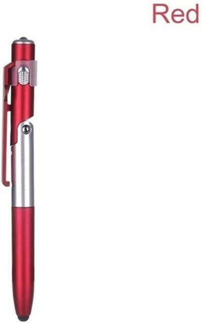 Xiao Home 4-in-1 Faltbarer Kugelschreiber mit Stylus, Taschenlampe und Handy-Halterung in Rot - Bild 1
