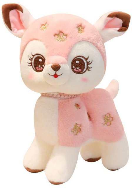 Wucifang Bags Kawaii Sikahirsch Plüschtier, Rosa, ab 14 Jahren - Bild 1