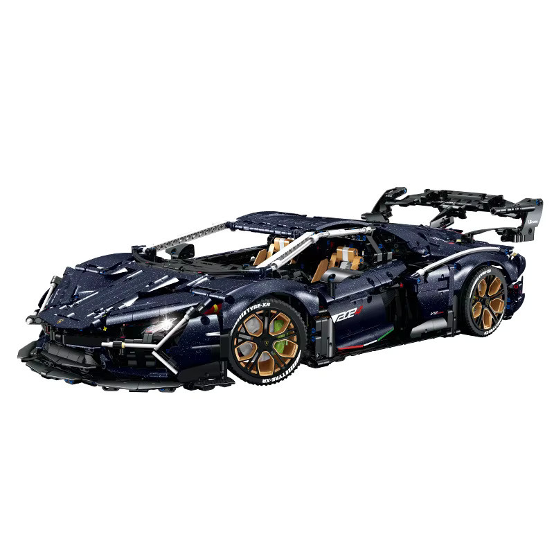 GULY Rennwagen-Baustein, 3.851 Teile, 1:8 Modell, DIY Ziegel Spielzeug - Bild 3