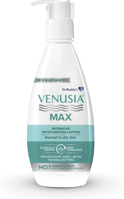 DR. Reddy's Venusia Max Intensive Feuchtigkeitslotion, Körperlotion, Hyaluronsäure - Bild 1