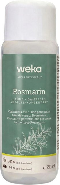 WekaPur Sauna- und Dampfbadduft Rosmarin, Transparent - Bild 1