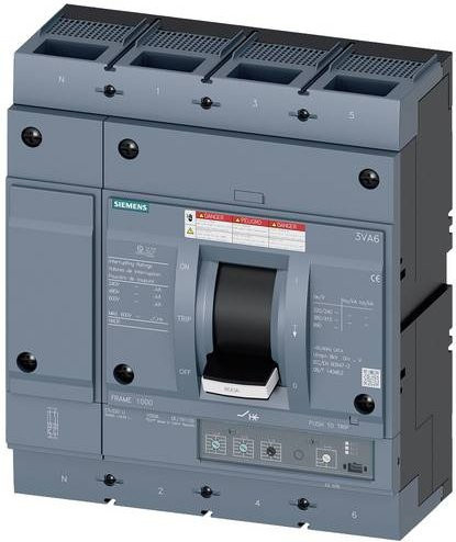 Siemens 3VA6560-6HL42-0AA0 Leistungsschalter in Grau - Bild 1