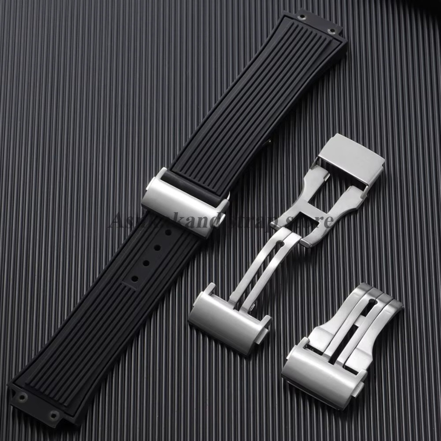 Uhrenarmband-Verschluss Edelstahl, Silber, Unisex - Bild 2