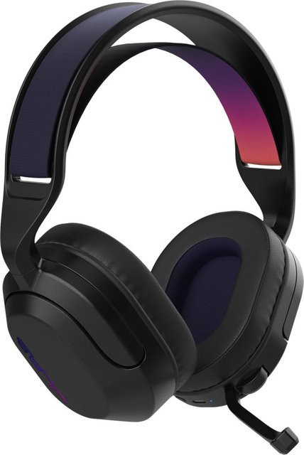 JLab Nightfall Wireless Gaming Headset Over-Ear in Schwarz mit Bluetooth und USB-C für PC und PlayStation - Bild 1