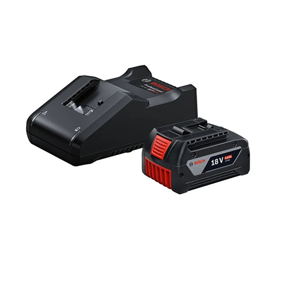 Bosch Professional Akku-Starterset mit GBA 18V 4,0 Ah Akku und GAL 18V-40 Ladegerät in Schwarz und Blau - Bild 2