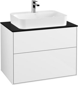Villeroy & Boch Waschtischunterschrank Finion Wandhängend in Weiß lackiert, Breite: 80 cm, Tiefe: 50,1 cm - Bild 1