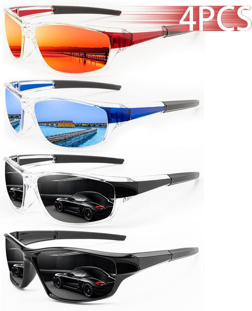 WSZ Sonnenbrille, Unisex, Vollrand, rectangular, transparent, plastic - Bild 1