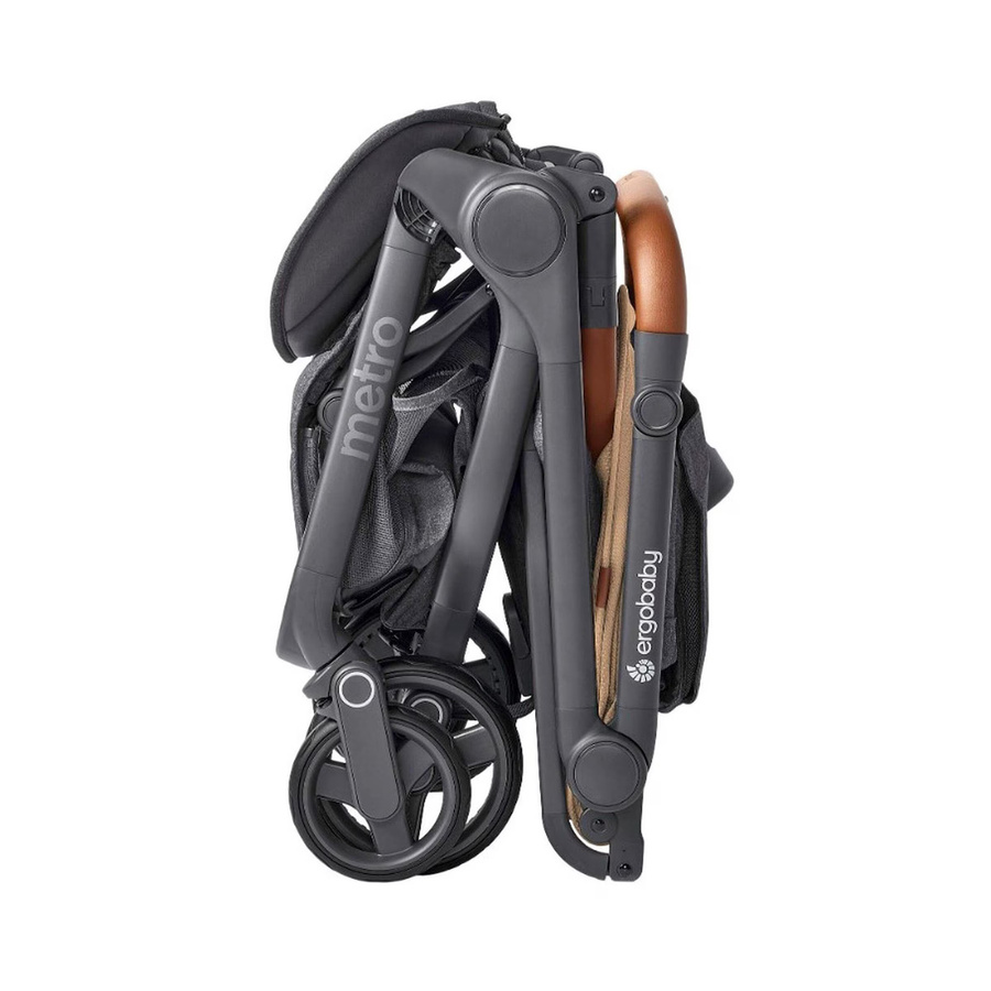 Ergobaby Buggy Metro 3 Deluxe Reisebuggy braun mit verstellbarem Griff und Federung - Bild 2