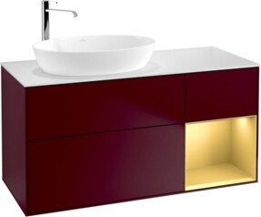 V&B Waschtischunterschrank Finion in Weiß lackiert, Breite: 120 cm, Tiefe: 50,1 cm, Höhe: 50,1 cm - Bild 1