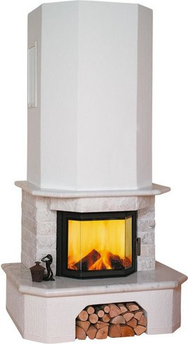 Hark Aspen 2 Kaminofen in Weiß mit 8 kW Leistung und Automatik - Bild 2