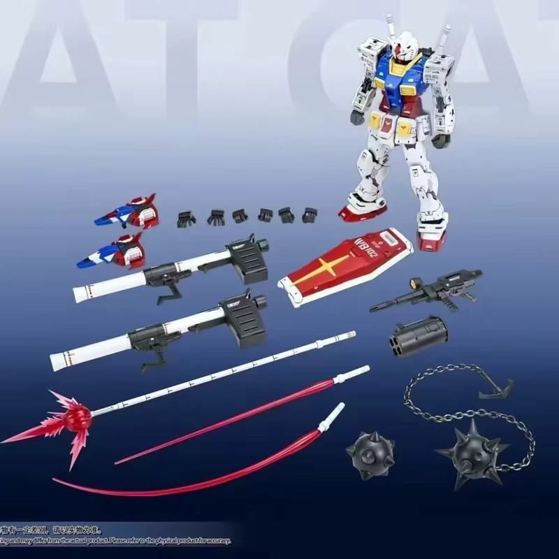 Bandai RX-78-2 2.0 MG 1/100 Bausatz, Actionfigur, Plastikmodellspielzeug - Bild 5