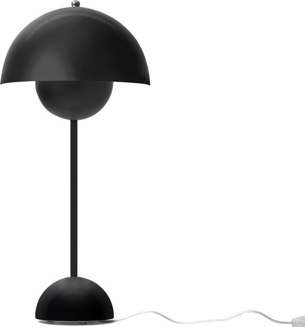 &Tradition Flowerpot VP3 Tischleuchte in Schwarz aus Metall und Edelstahl - Bild 1