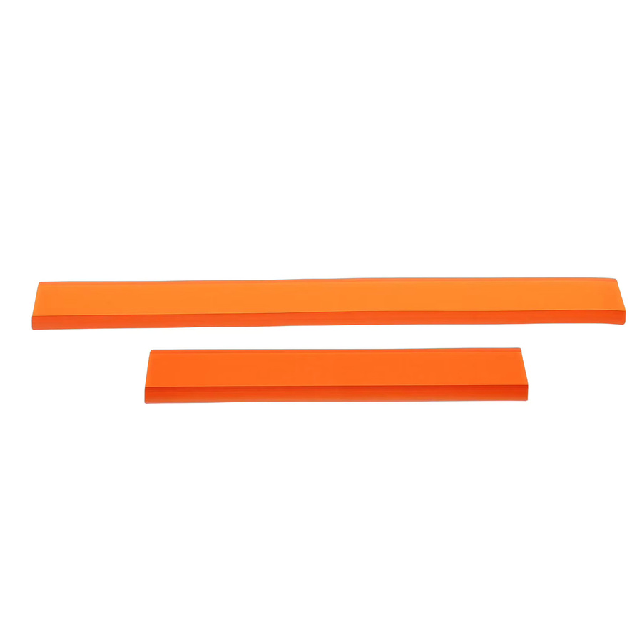 WALFRONT Spachtel Set, 2 Stück, bogenförmig und biegbar, hochelastisch, orange, für Gipsreparaturen und Wandschneider - Bild 2