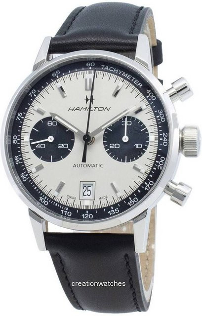 Hamilton Chronograph, Automatik, Edelstahl, Leder, 40 mm, Herren - Bild 1