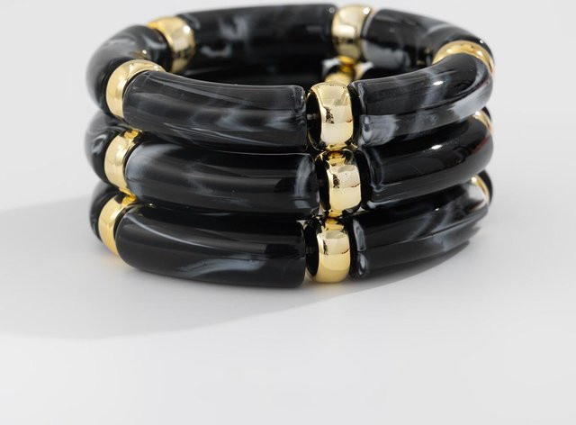 KMVEXO Armbänder, Perle, Harz, Damen, grau - Bild 1