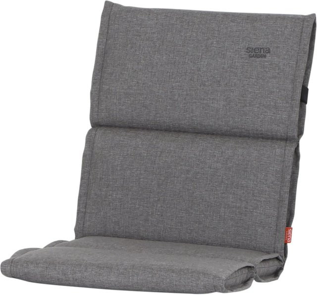 Siena Garden Sesselauflage Stella in Silber, gesteppt, wetterfest und UV-beständig, B/T/H: 96 x 46 x 3 cm - Bild 1
