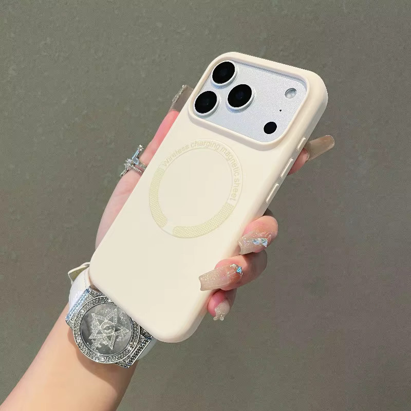 Apple MagSafe Flüssigsilikon Handyhülle für iPhone in Blau - Bild 1