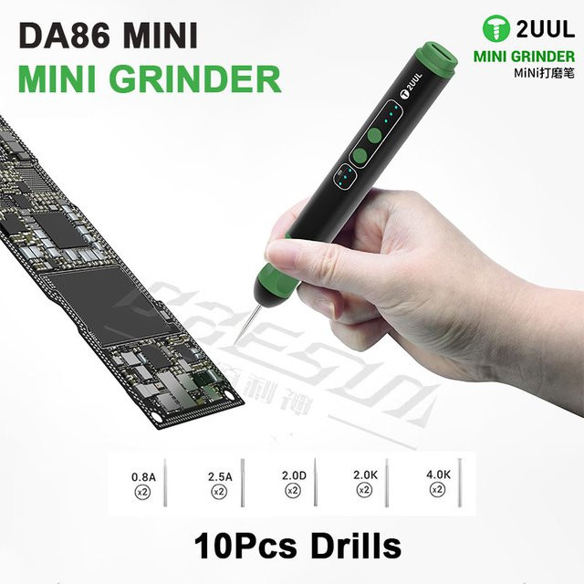 2UUL DA86 MINI GRINDER Wiederaufladbarer Polierstift Cordless Drehwerkzeug U8 Bohrer für Präzisionsreparaturen am Handy - Bild 1