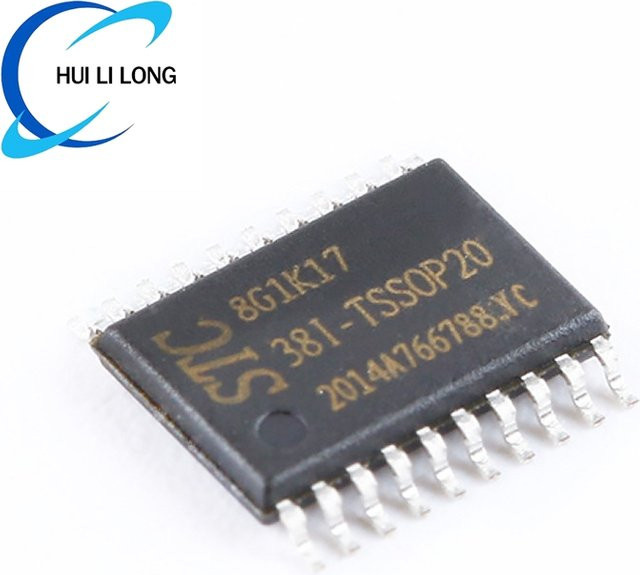 STC 8G1K17-38I-TSSOP20 Mikrocontroller MCU IC Controller Chip in Schwarz - Bild 1