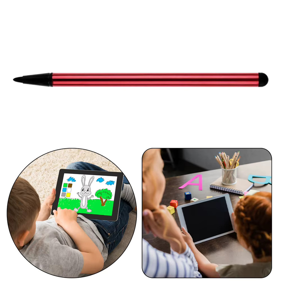 ALLOET Universal Stylus Pen in Silber für Android und iOS Touchscreens, Kapazitiver Eingabestift für Tablets und Smartphones wie iPad, iPhone, Samsung und Huawei - Bild 4