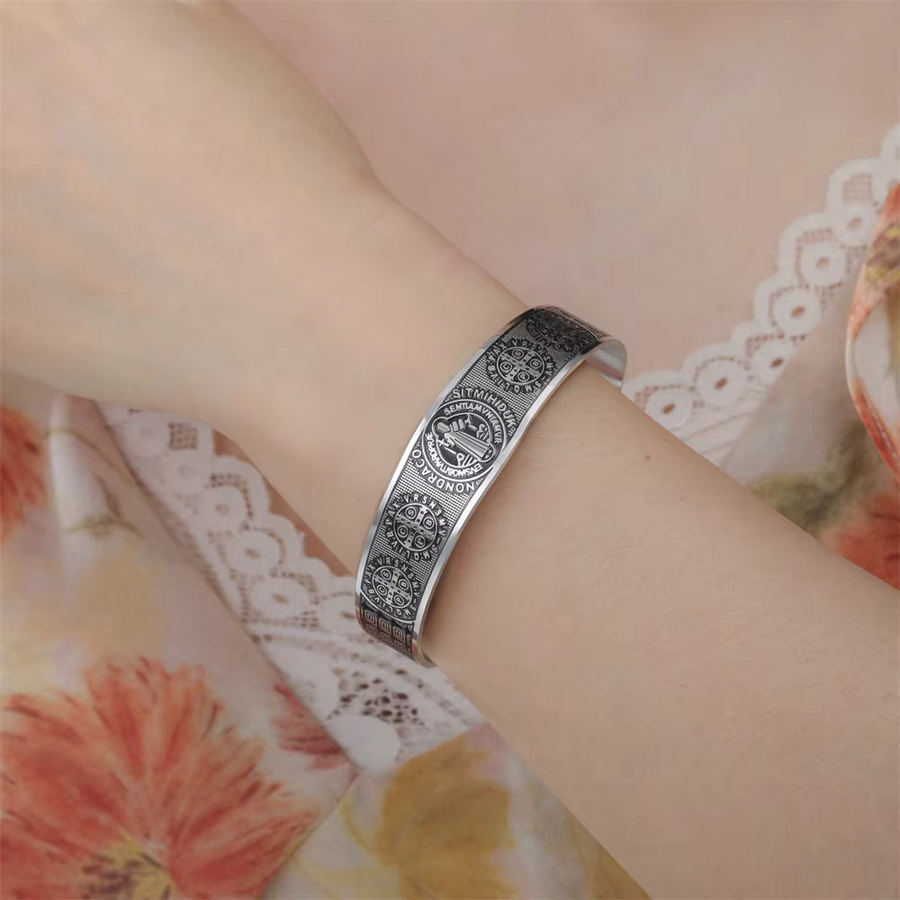 my shape Armband, Edelstahl, Silber, Herren, Offener Armreif - Bild 4