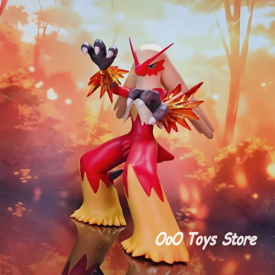 Bandai Pokemon Blaziken Evolutionary Group Actionfiguren, PVC-Sammlungsmodelle, Mehrfarbig - Bild 2