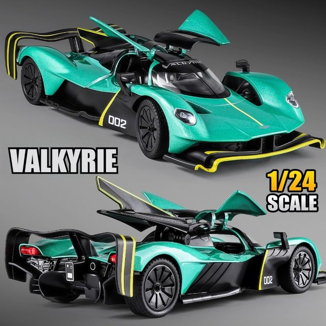 RMZ city Valkyrie GT-R50 Sportwagen-Modell, 1:24, Licht und Sound, Metall - Bild 1