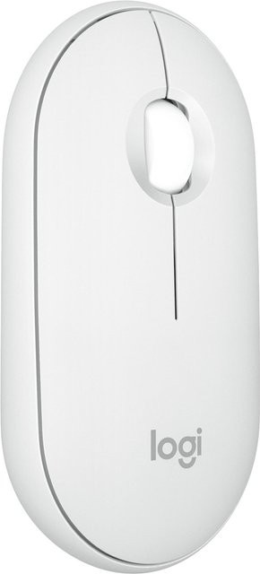 Logitech Pebble Mouse 2 M350s Bluetooth Maus in Weiß - Bild 1