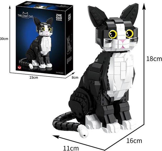 BC Pet Supplies Tuxedo-Katze Bausteine, Modell, ab 14 Jahren - Bild 1
