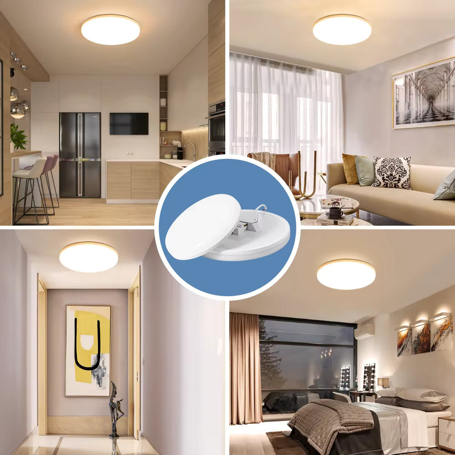 CY Moderne LED-Deckenleuchte in Weiß, ultradünnes Panel für Wohnzimmer und Schlafzimmer - Bild 5