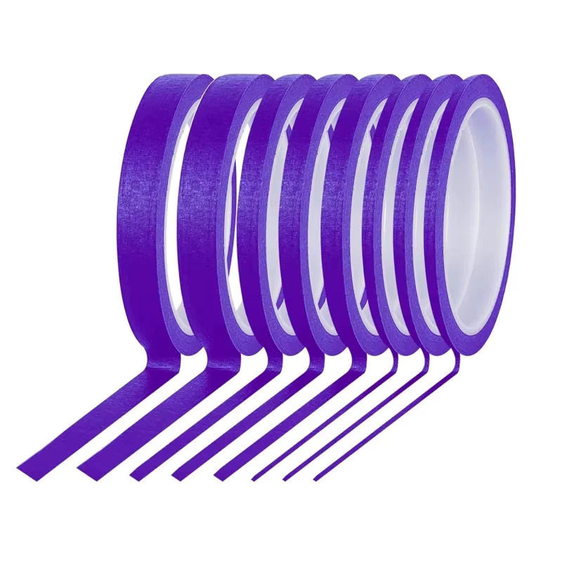 8 Rollen buntes Pinstriping-Klebeband Set für DIY-Malerei und Bastelarbeiten, verschiedene Breiten, Gesamtlänge 160 Meter - Bild 2