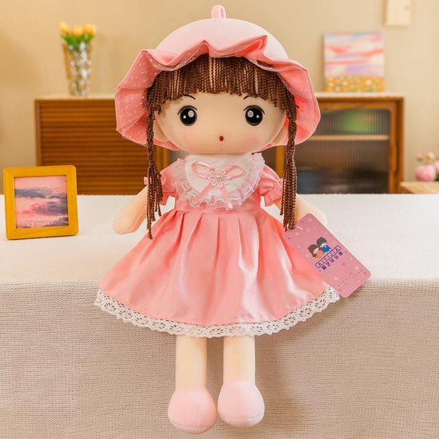 Yiran Health & Beauty Mädchenpuppe, Plüschtier, 45cm - Bild 1