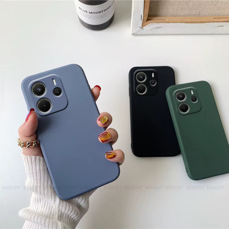 Xiaomi Silikon TPU Schutzhülle für Redmi Note 14 5G und Redmi Note 14 Pro Plus in Blau - Bild 1