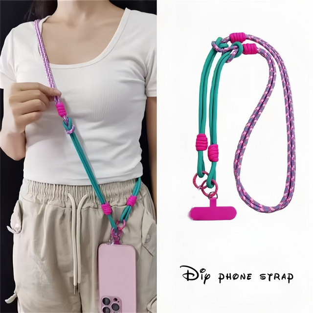 Multifunktions Lanyard Crossbody Side Carry Gurt mit Anhänger in Beige für Kamera und Outdoor-Reisen - Bild 1