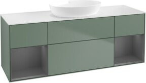 V&B Waschtischunterschrank Finion in Lackoptik, Breite: 160 cm, Tiefe: 50,1 cm, Höhe: 50,1 cm - Bild 1