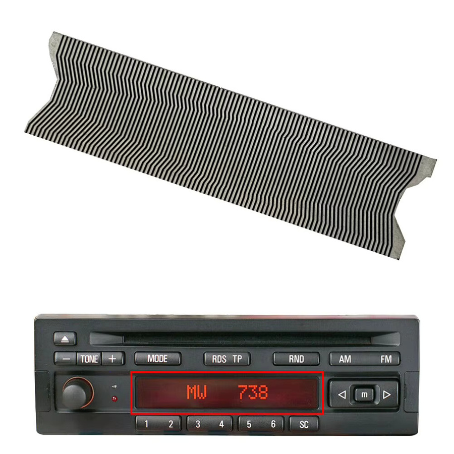 Reparatur-Flachkabel für BMW Business CD RDS Radio CD23 und Business RDS Pixel, passend für E30, E36, E34, E32, E31, Z3 und E36/7, E36/8 - Bild 4