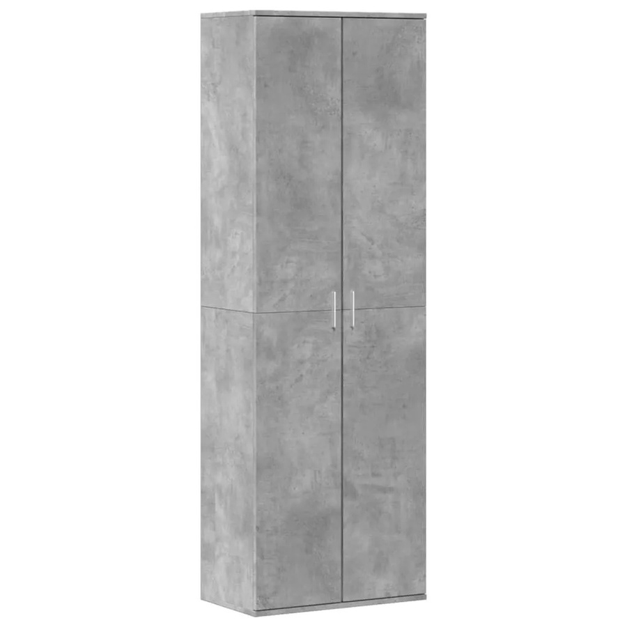 vidaXL Highboard Betongrau modern mit Schranktüren aus MDF, B/T/H: 60 x 35 x 180 cm - Bild 2