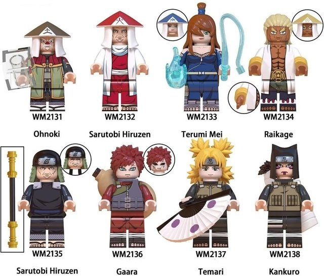 Leil WW Naruto Sarutobi Hiruzen Gaara Bausteine Spielzeug - Bild 1