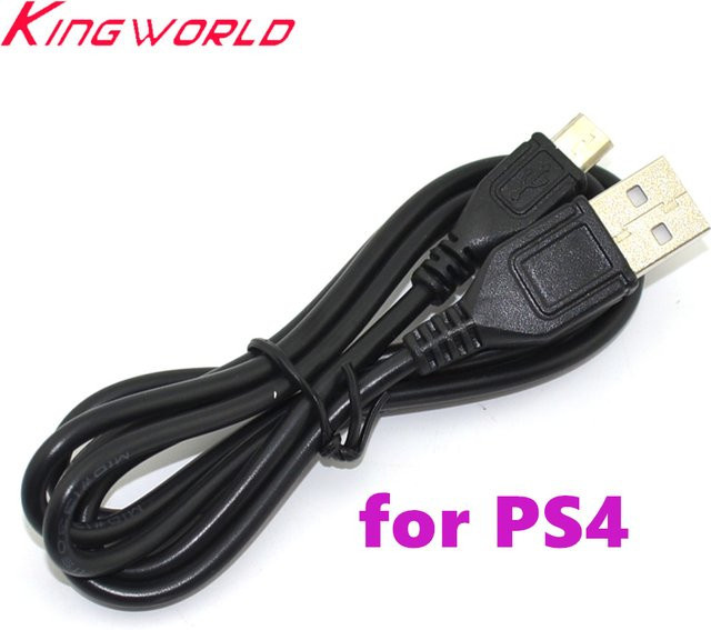 Xunbeifang Micro USB Ladekabel für PlayStation 4 PS4 Controller in Schwarz, Länge: 1 m - Bild 1