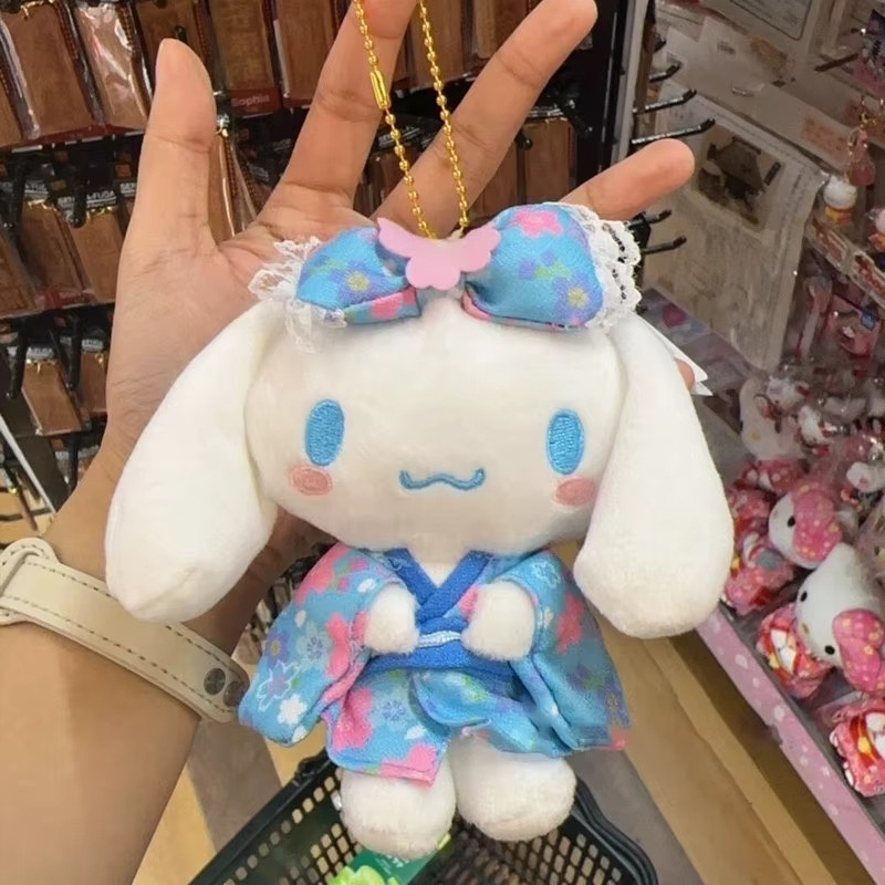 E-Strong Kuromi Cinnamoroll My Melody Plüschtier Schlüsselanhänger, 10cm - Bild 3