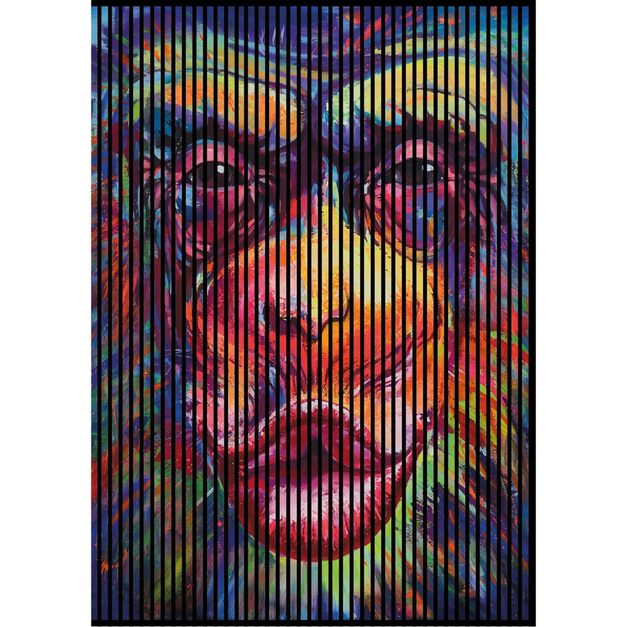 FN Acustico Akustikplatte Monkey 1 in Bunt, foliert aus PET und MDF, H x B x T: 2.400 x 1.693 x 19 mm - Bild 2