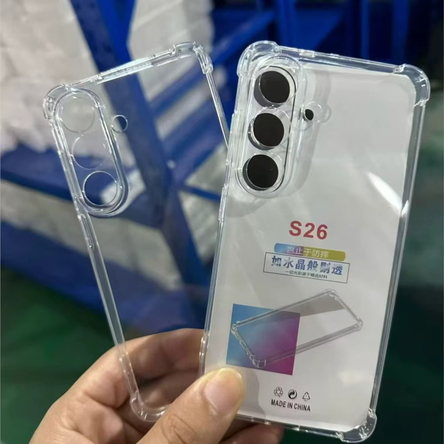 Stoßfeste und transparente Schutzhülle für Samsung Galaxy S26 S25 S24 S23 S22 S21 Ultra Plus 5G FE Clear Soft Cover - Bild 5