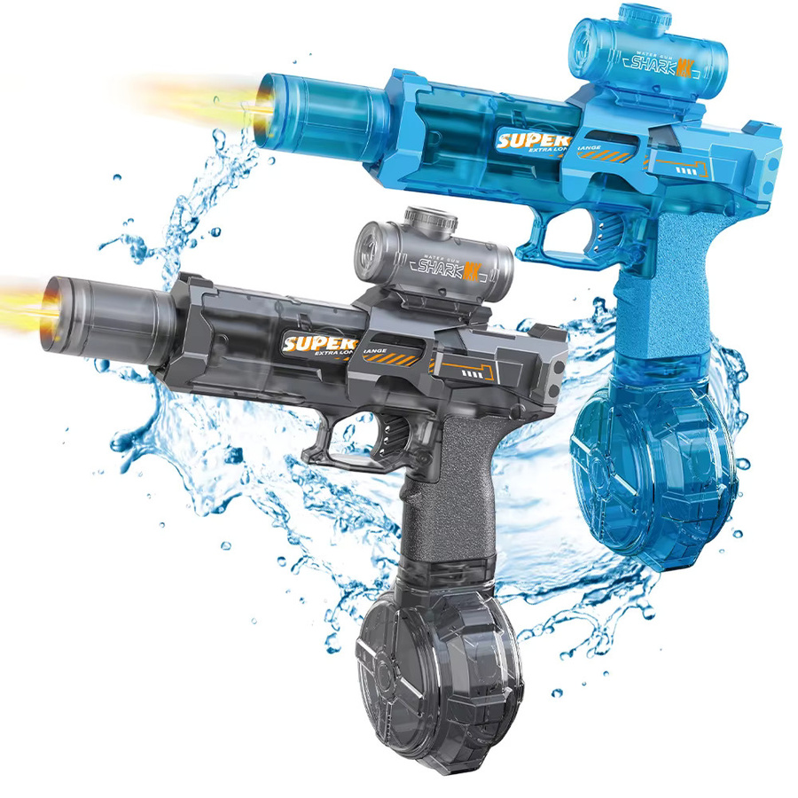 HUIQIBAO Elektrische Wasserpistole, mit Simulierter Flammensensor-Beleuchtung, Vollautomatisch - Bild 1