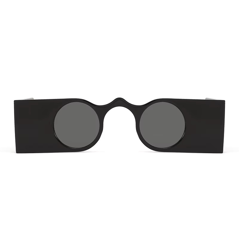 Glazzy Sonnenbrille, Damen, Vollrand, rund, Kunststoff, schwarz - Bild 3