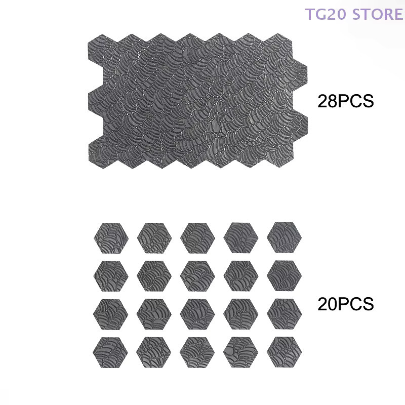 X-Raypad Anti-Rutsch-Maus-Aufkleber in Schwarz für GPW 4 3 und universelle Mäuse - Bild 2