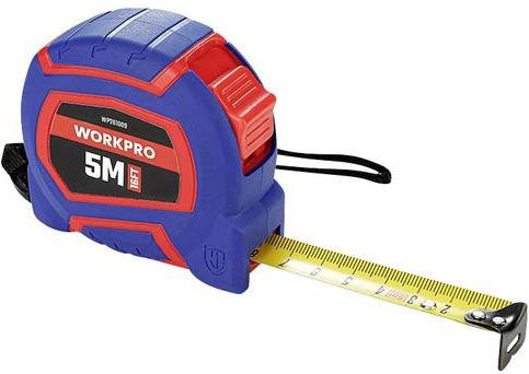 WorkPro WP261009 Maßband mit 5m Nylonband - Bild 1