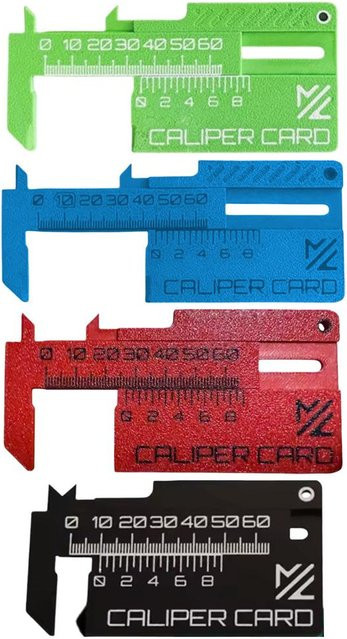 Präziser tragbarer Messschieber als Karten-Handlineal für DIY-Projekte mit einem Messbereich bis 8 cm - Bild 1