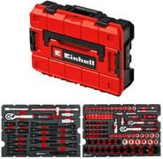 Einhell E-Case KFZ Werkzeugkoffer 121-teilig in Rot aus Chrome Vanadium und Kunststoff - Bild 1
