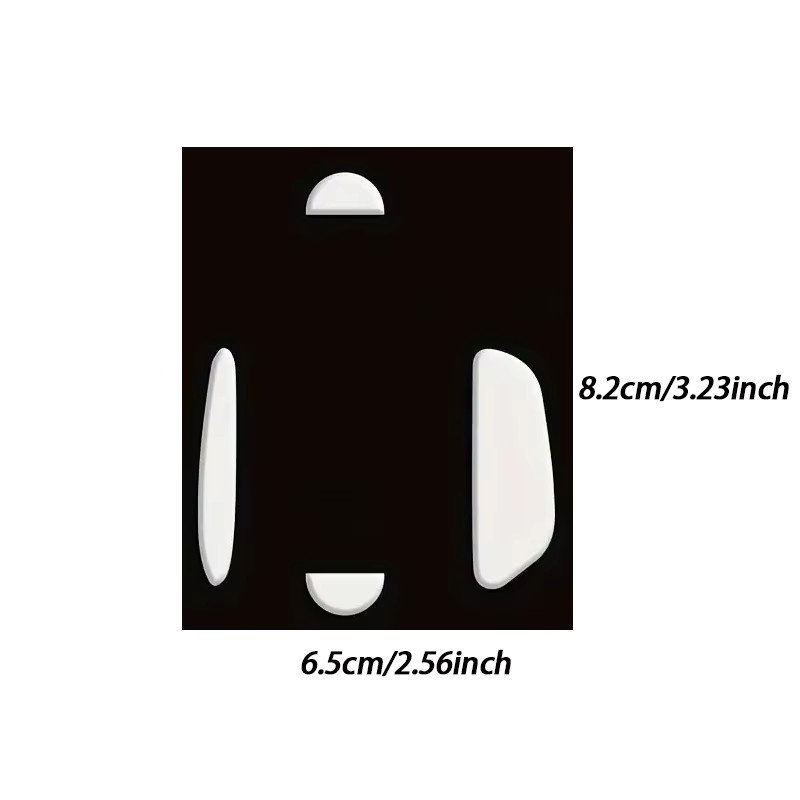 Logitech Anti-Rutsch-Mauspad aus TPU für MX Master 3/3S und 2/2S, 1 Set Maus-Fußgriffpads zur Verbesserung des Griffs - Bild 3